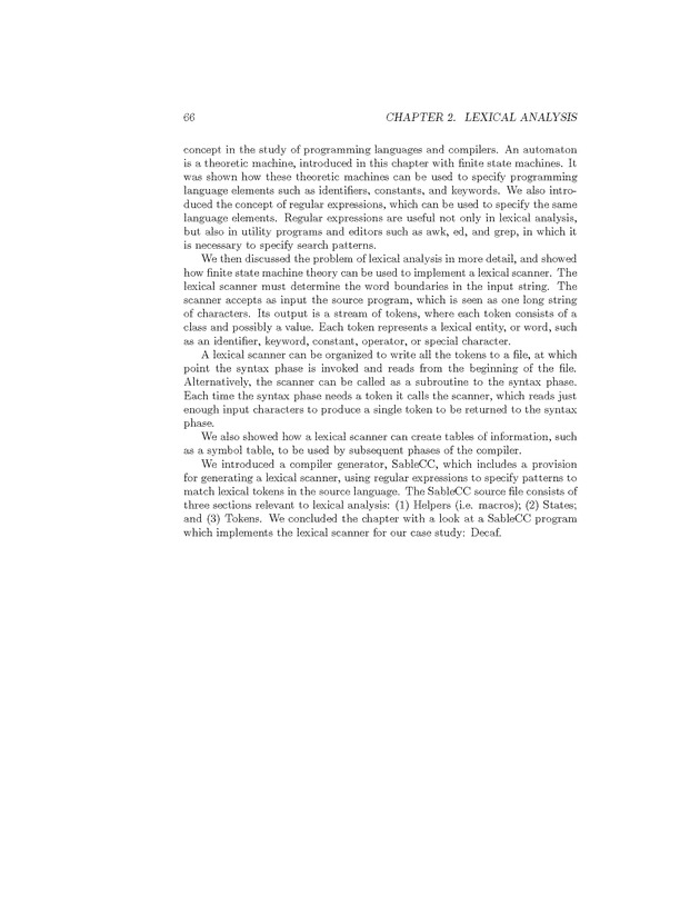 Compiler Design: Theory, Tools, and Examples - Page 66